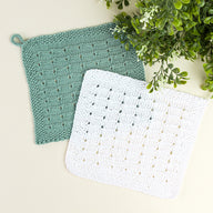 1010 Lobelia - Face Cloth Knitting Pattern for Home in Valley Yarns Leverett