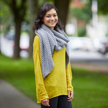 801 Takama Wrap - Shawl Knitting Pattern for Women in Valley Yarns Sunderland