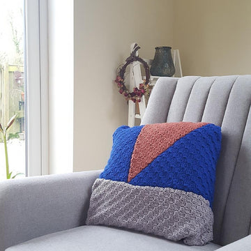 Colour Block Cushion