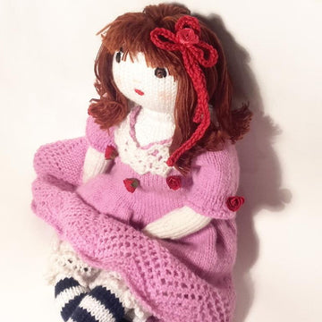 Doll knitting pattern - N. 12