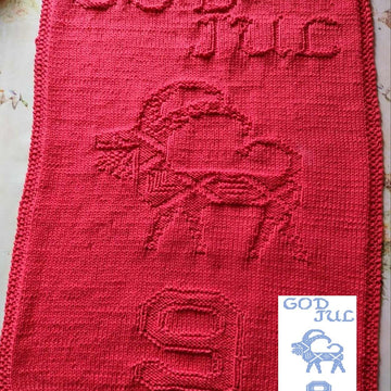 Nr. 456 9. Goat God Jul guest towel