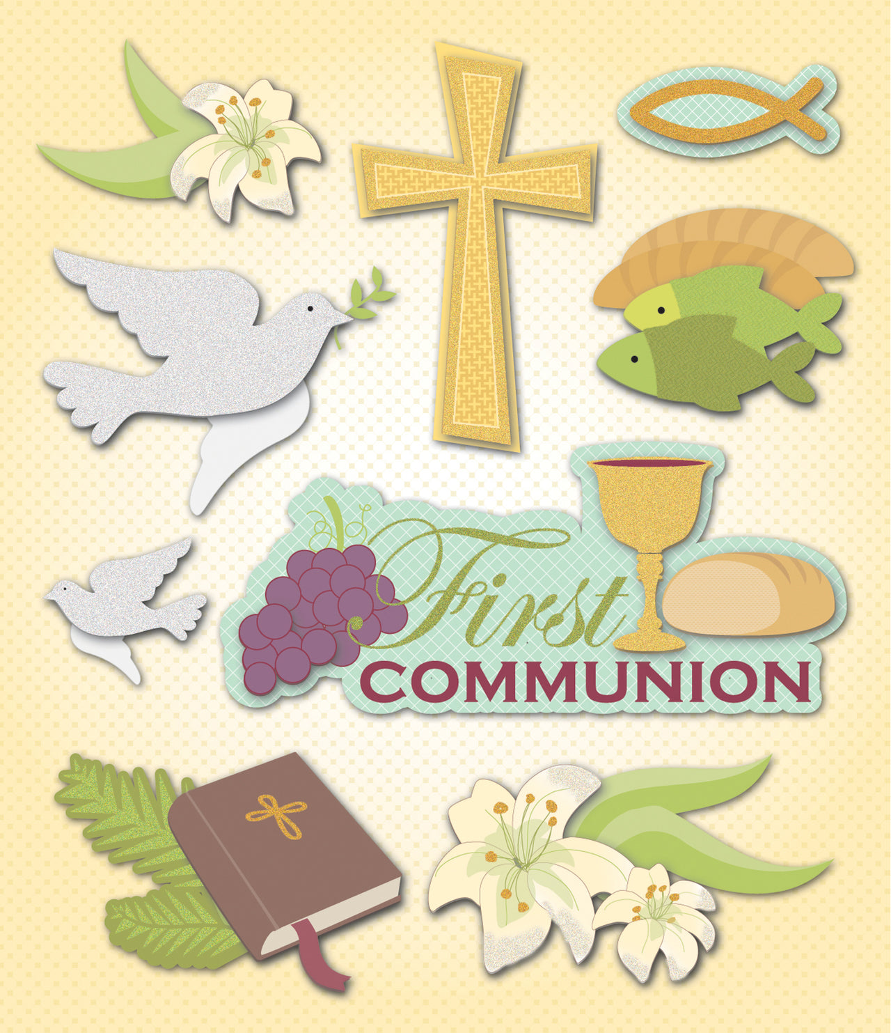 K&Company Life's Little Occasions Sticker Medley - 1st Communion
