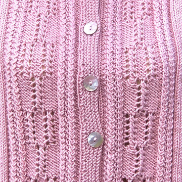 Eyelet Patterned Cardigan