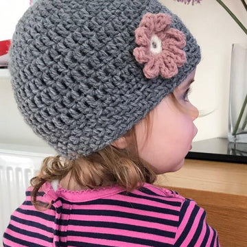 Graceful Grey Toddler Beanie