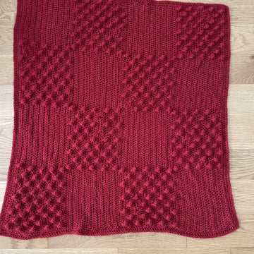 Crochet Bobble Patchwork Blanket