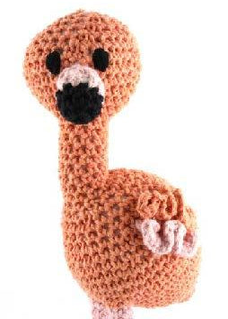 Flamingo Louie Toy in Hoooked Eco Barbante - Downloadable PDF