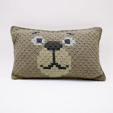 Easy Teddy Bear Pillow C2C Crochet Pattern