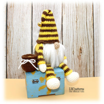 Bee Gnome Crochet Pattern