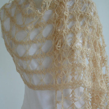 Wisteria crochet scarf