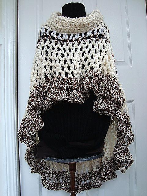 721 Chunky style Crochet Circular Shawl