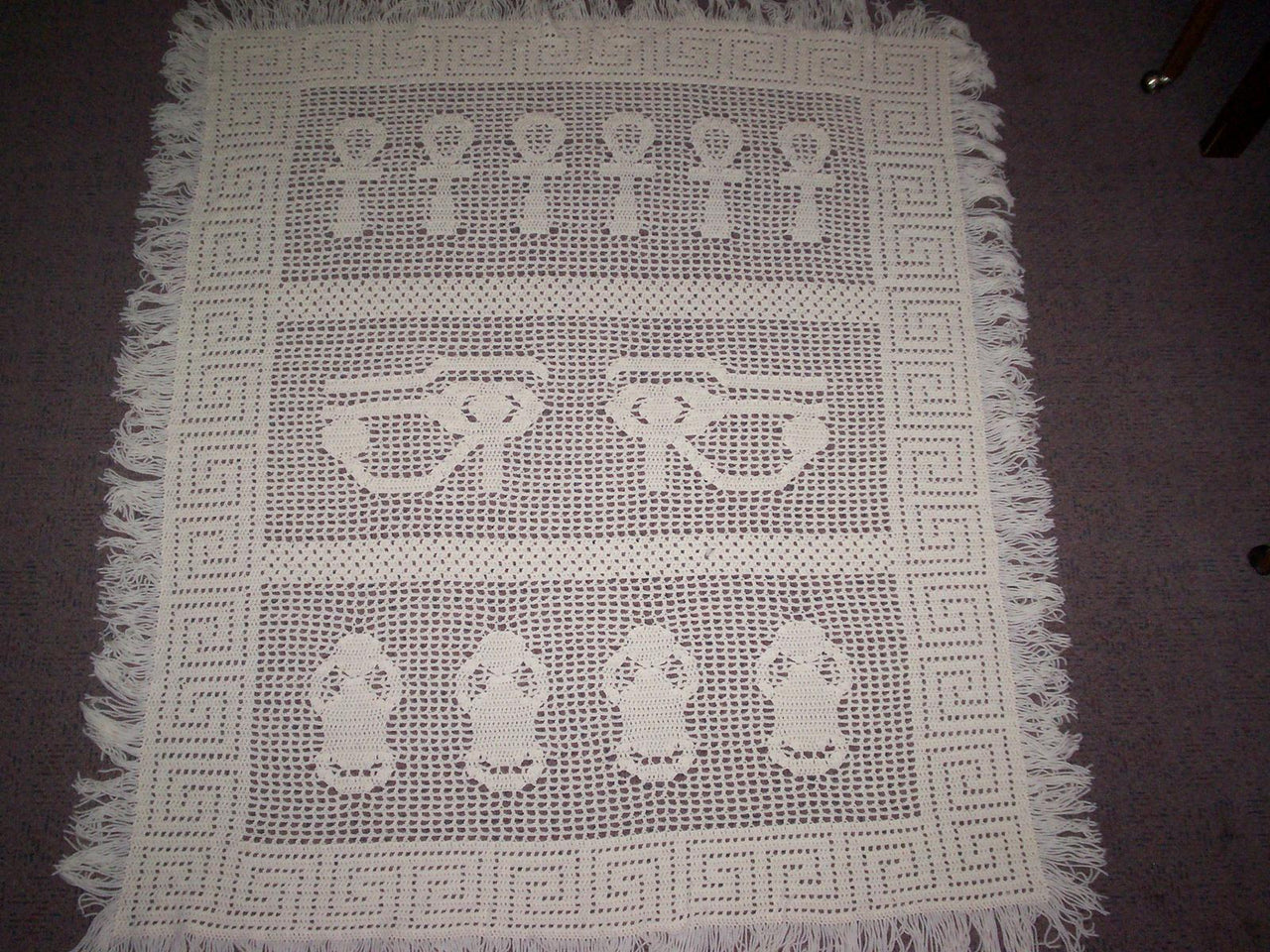 Egyptian Sampler Afghan C-046
