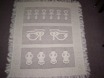 Egyptian Sampler Afghan C-046