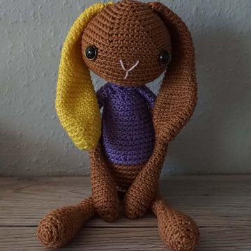 Amigurumi Häkelanleitung für den Hasen Hoppel