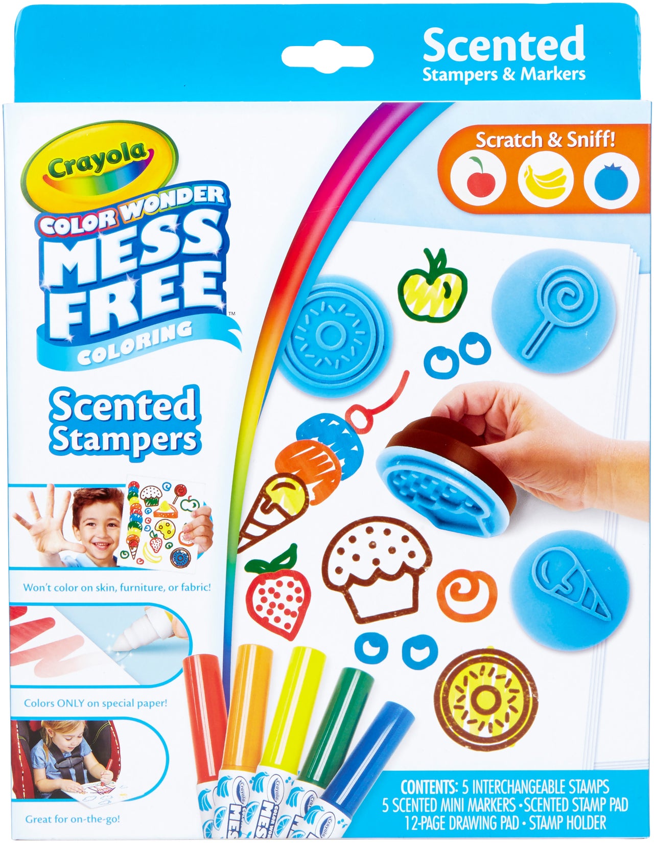 Crayola Color Wonder Scented Stampers & Markers Set - 435828