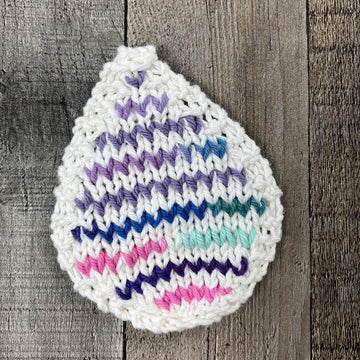 Eggtastic Dishcloth Canvas (Stockinette Version)