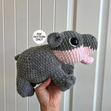 Moo Deng Crochet Pattern