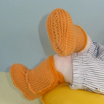 Baby Fur Trim Pull On Booties