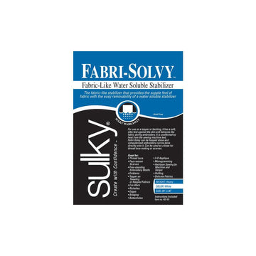 Sulky Fabri-Solvy Soluble Stabilizer - 20in x 30in