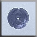 Mill Hill Bead MH12137 - Petite Rose Matte Sapphire