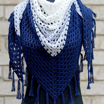 Almost a Granny Triangle Scarf