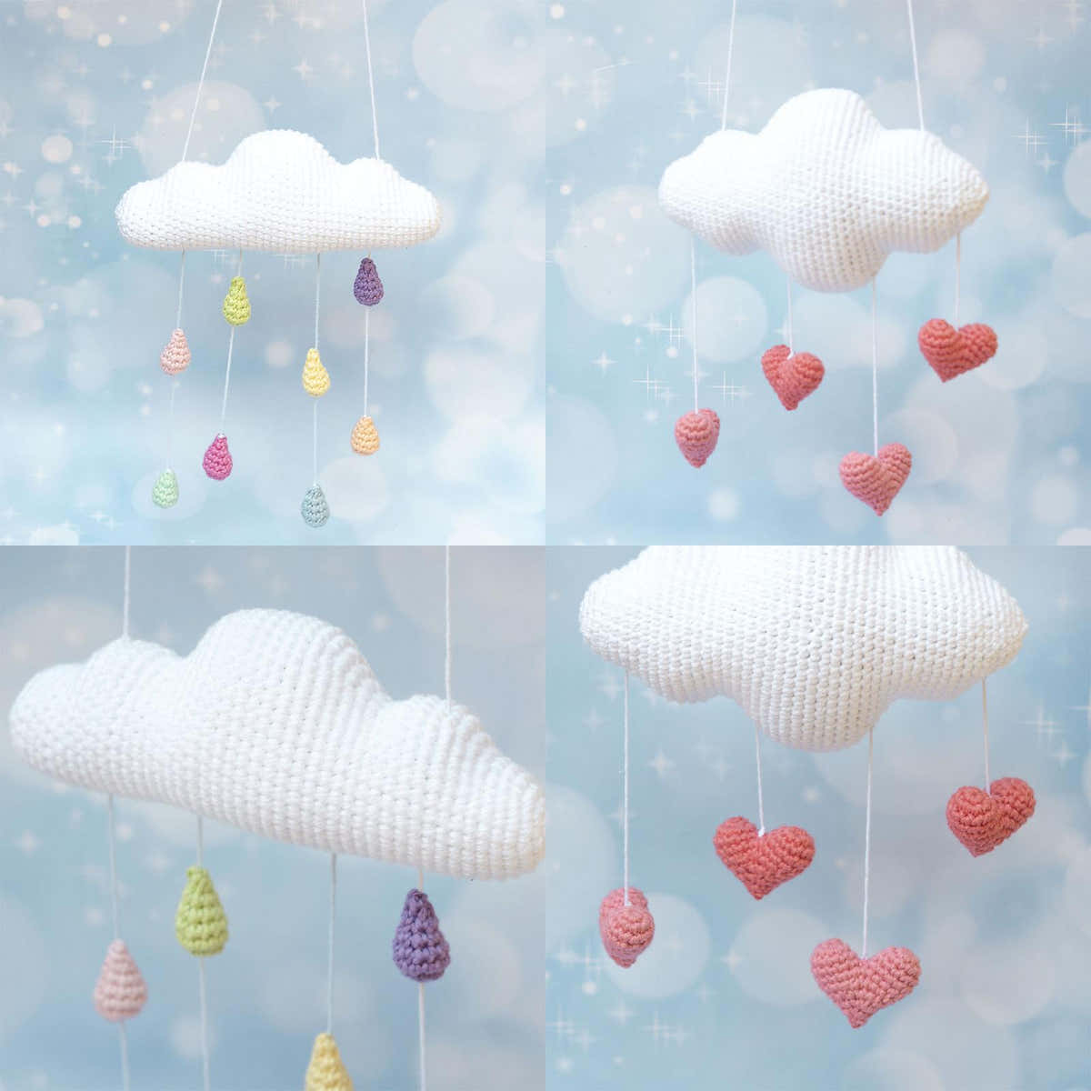 Clouds with rain