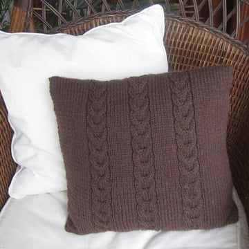 Chocolate Buttons Triple Cable Pillow Cover