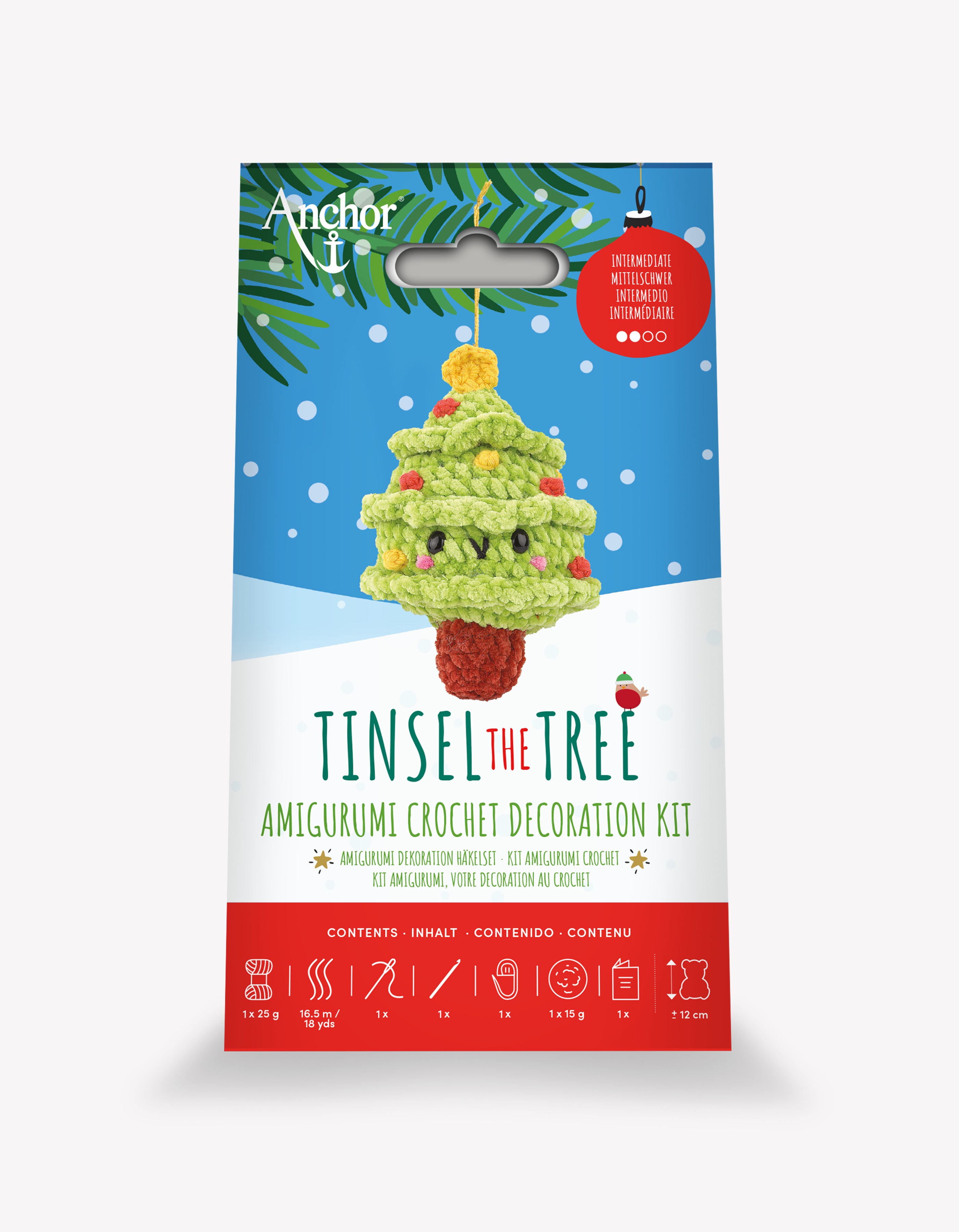Anchor Festive Amigurumi Kit - Tinsel the Tree