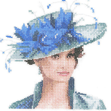 Heritage Josephine Miniature, 14 count Aida Cross Stitch Kit - 12cm x 12cm