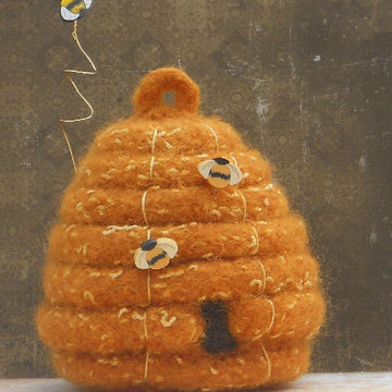 Felted Woolly Beehive Skep