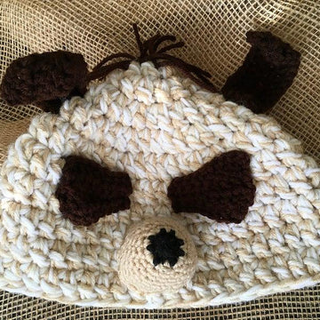 Meerkat (or Lemur) Beanie Hat