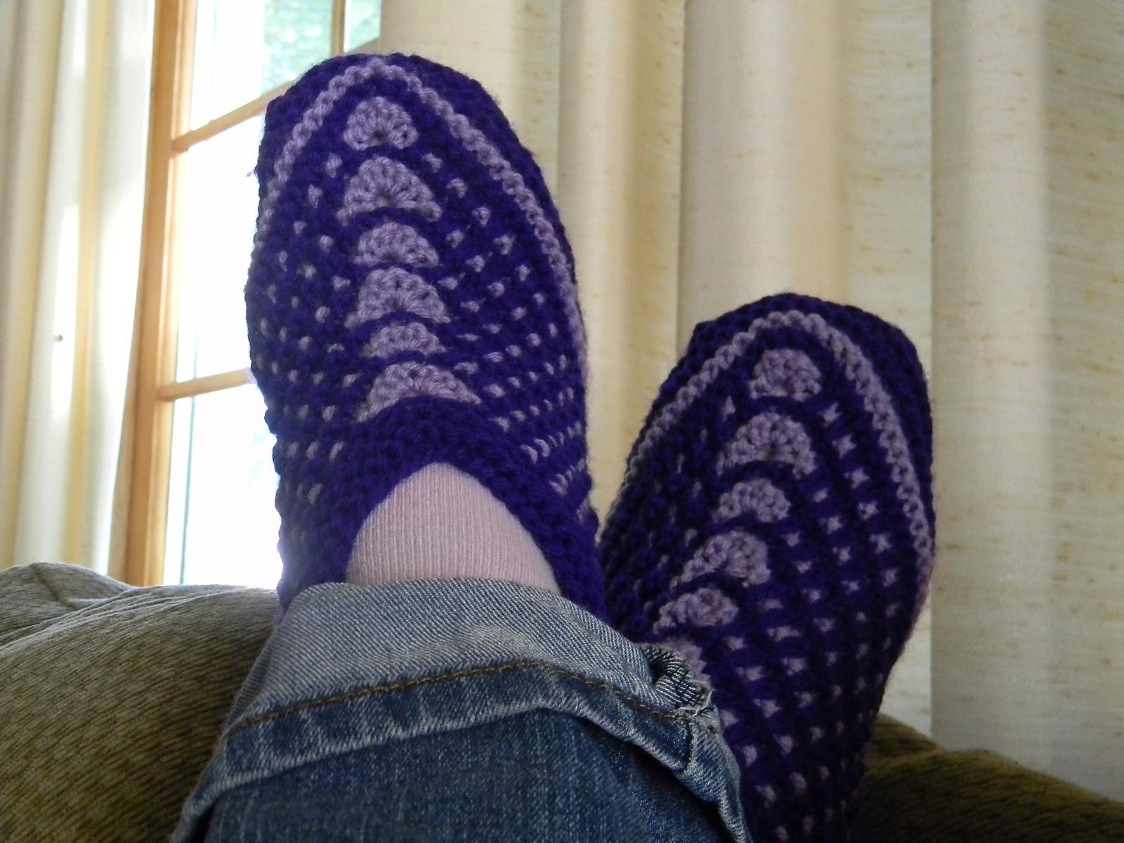Slip-Stitch Slippers