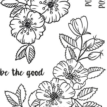 Uniquely Creative 4"X6" Clear Stamps - Positivity