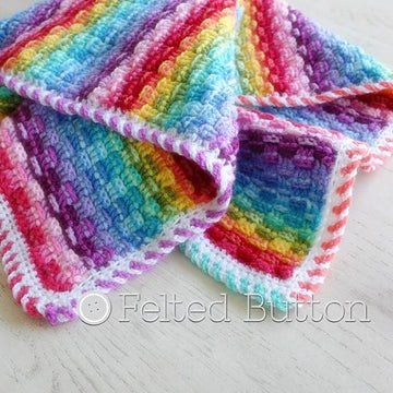 Basket of Rainbows Blanket