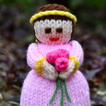Celebration Flower Doll Knitting Pattern - Toy Knitting Pattern