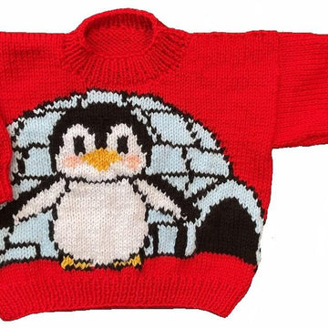 Cute Penguin & Igloo Jumper