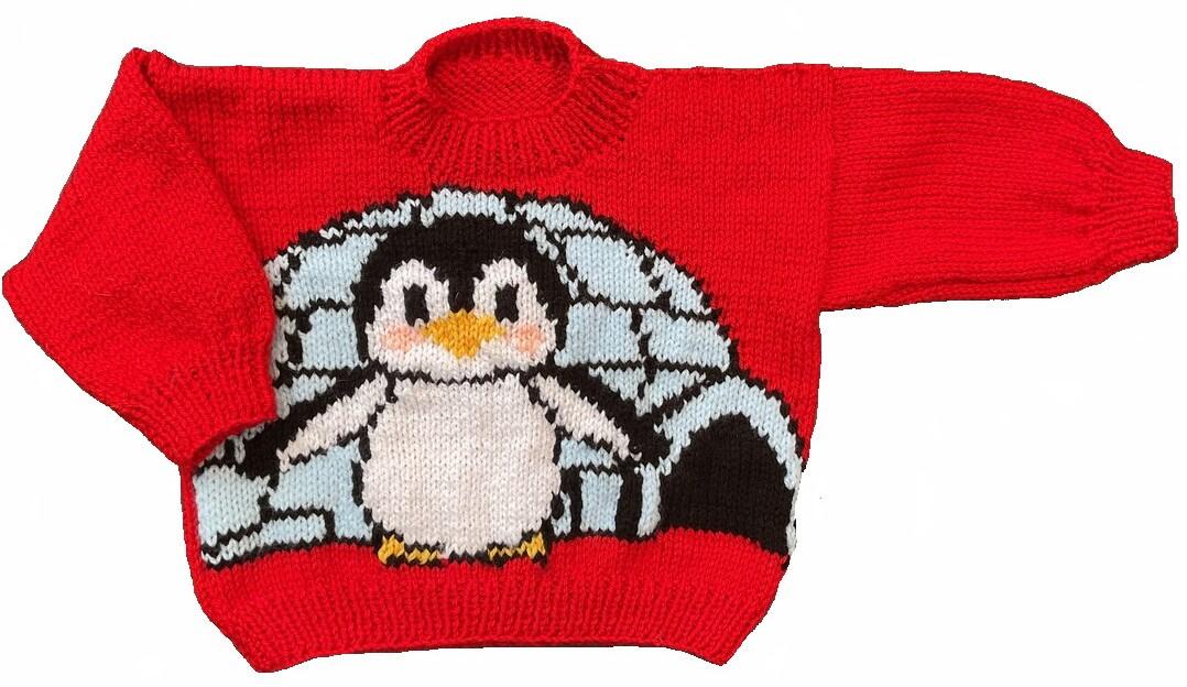 Cute Penguin & Igloo Jumper