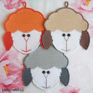 076 Sheep's Head potholder