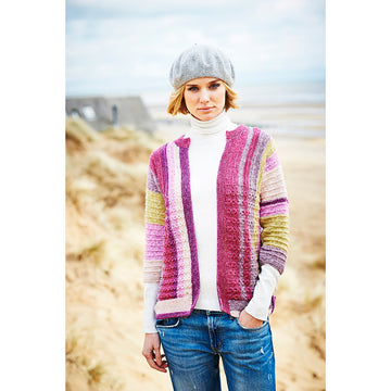 Sweater, Cardigan & Hat in Stylecraft Batik Swirl DK - 9537 - Downloadable PDF