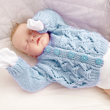 Baby Cardigan Knitting Pattern # 632