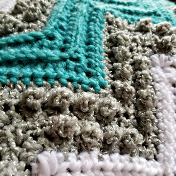 Tons of Texture Chevron Baby Blanket