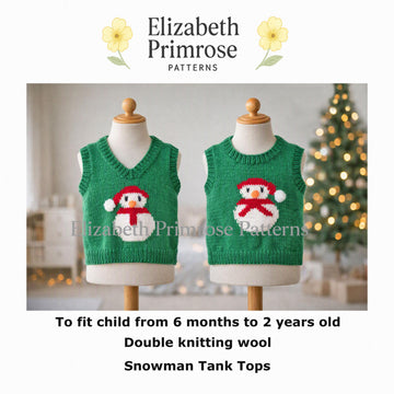 Snowman Tank Tops P166