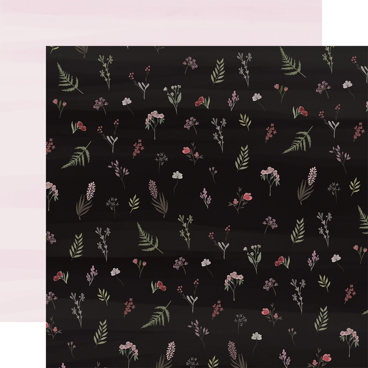 Echo Park Paper Flora No. 3 Double-Sided Cardstock 12"X12" 25/Pkg - Elegant Stems