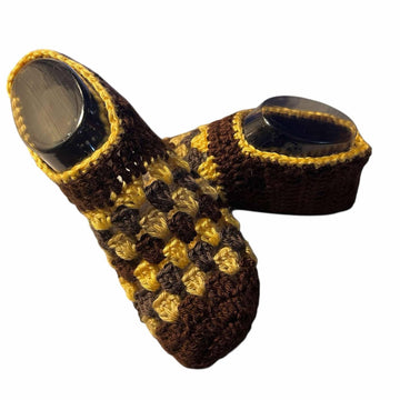 Granny Stitch Slippers  Easy Crochet Pattern