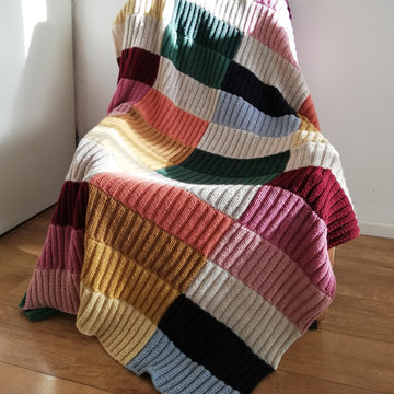 Patchwork Earth blanket