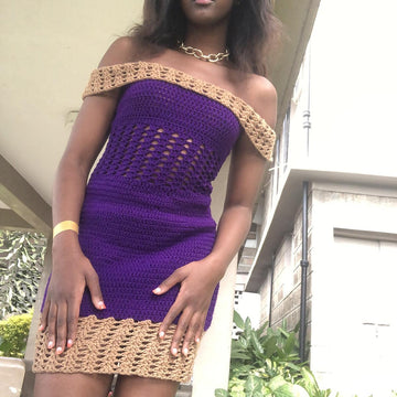 Simple Off-shoulder Dress Pattern