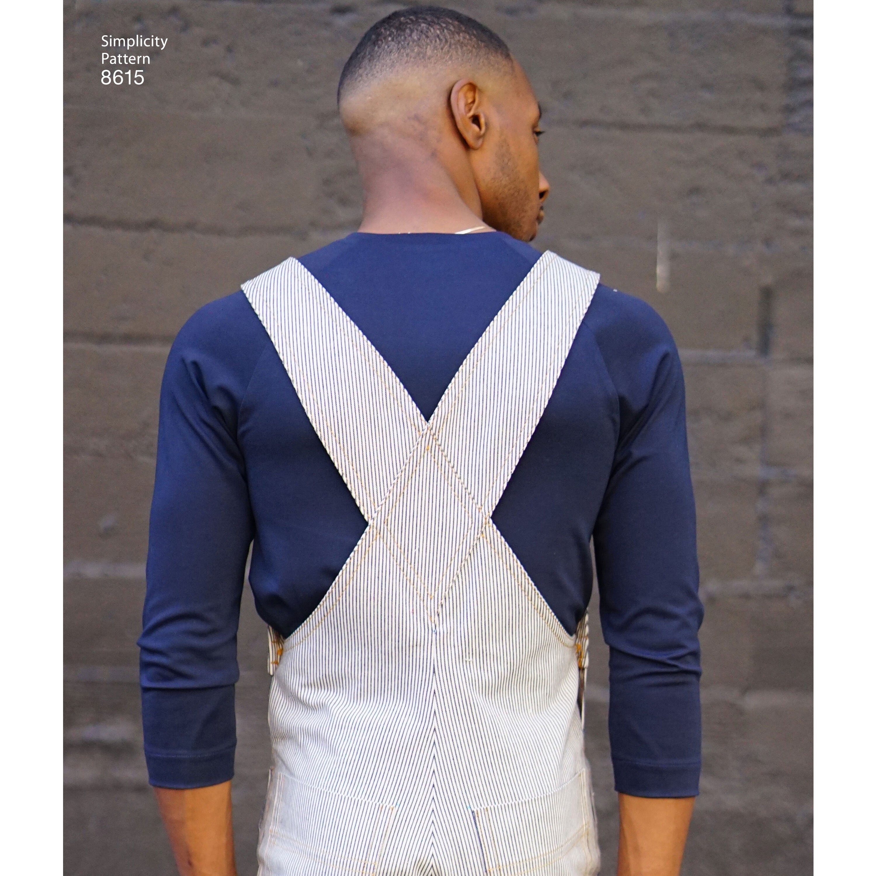 Simplicity 8615 Men's Vintage Jumpsuit and Overalls - Sewing Pattern