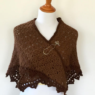 Alpaca Triangle Shawl or Scarf
