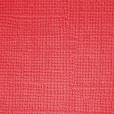 Doodlebug Textured Cardstock 12"X12" 25/Pkg - Cherry