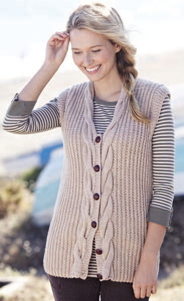 Woman's Waistcoats in Hayfield Bonus Aran - 8099 - Downloadable PDF
