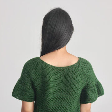 Stephanie Ruffle Sleeve Top